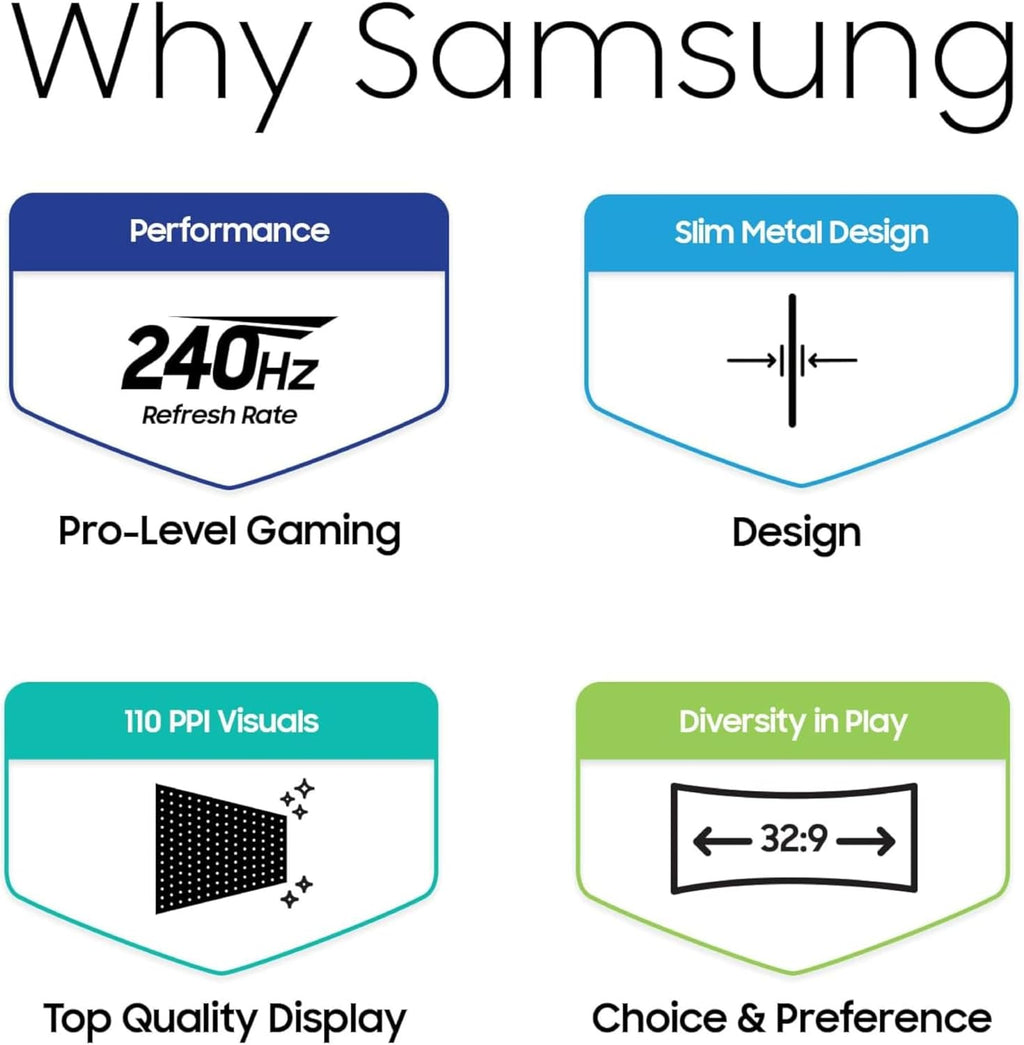 Samsung 49" Odyssey G93SC Curved Gaming Monitor