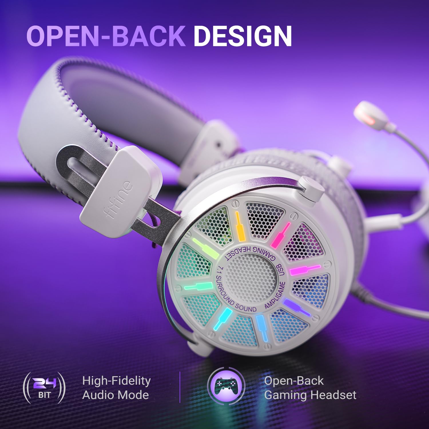 FIFINE Wired Open Back Gaming Headset