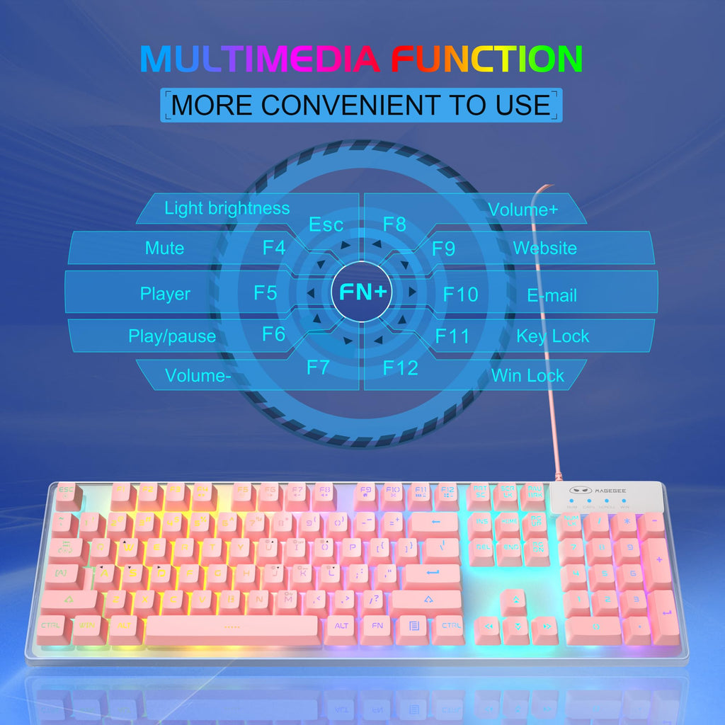 K1 RGB Gaming Keyboard and Mouse Combo