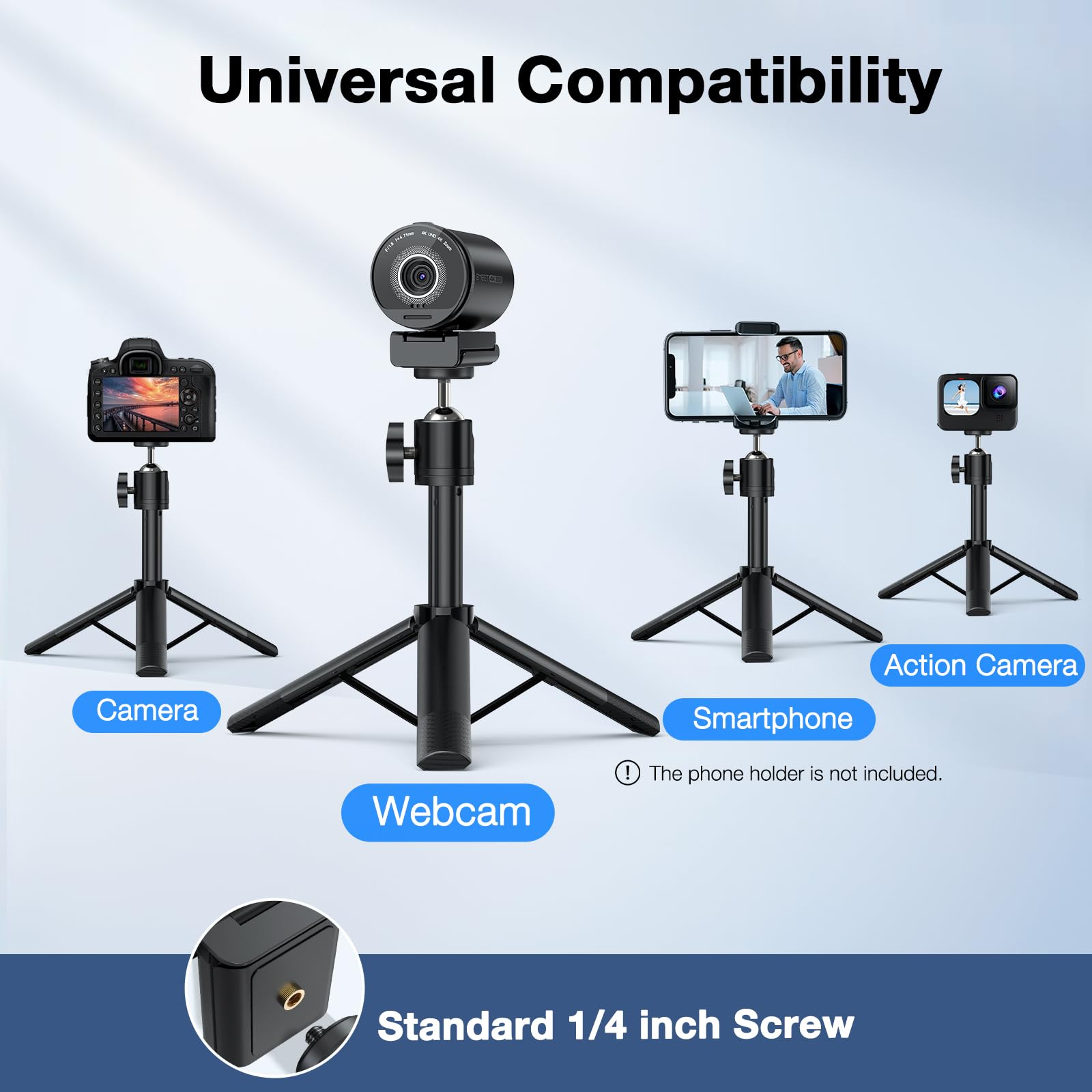 EMEET S600 4K Webcam for Streaming