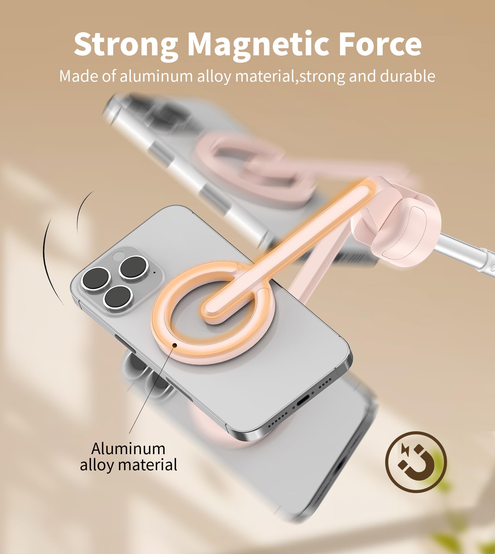 TONEOF Magnetic Selfie Stick Tripod