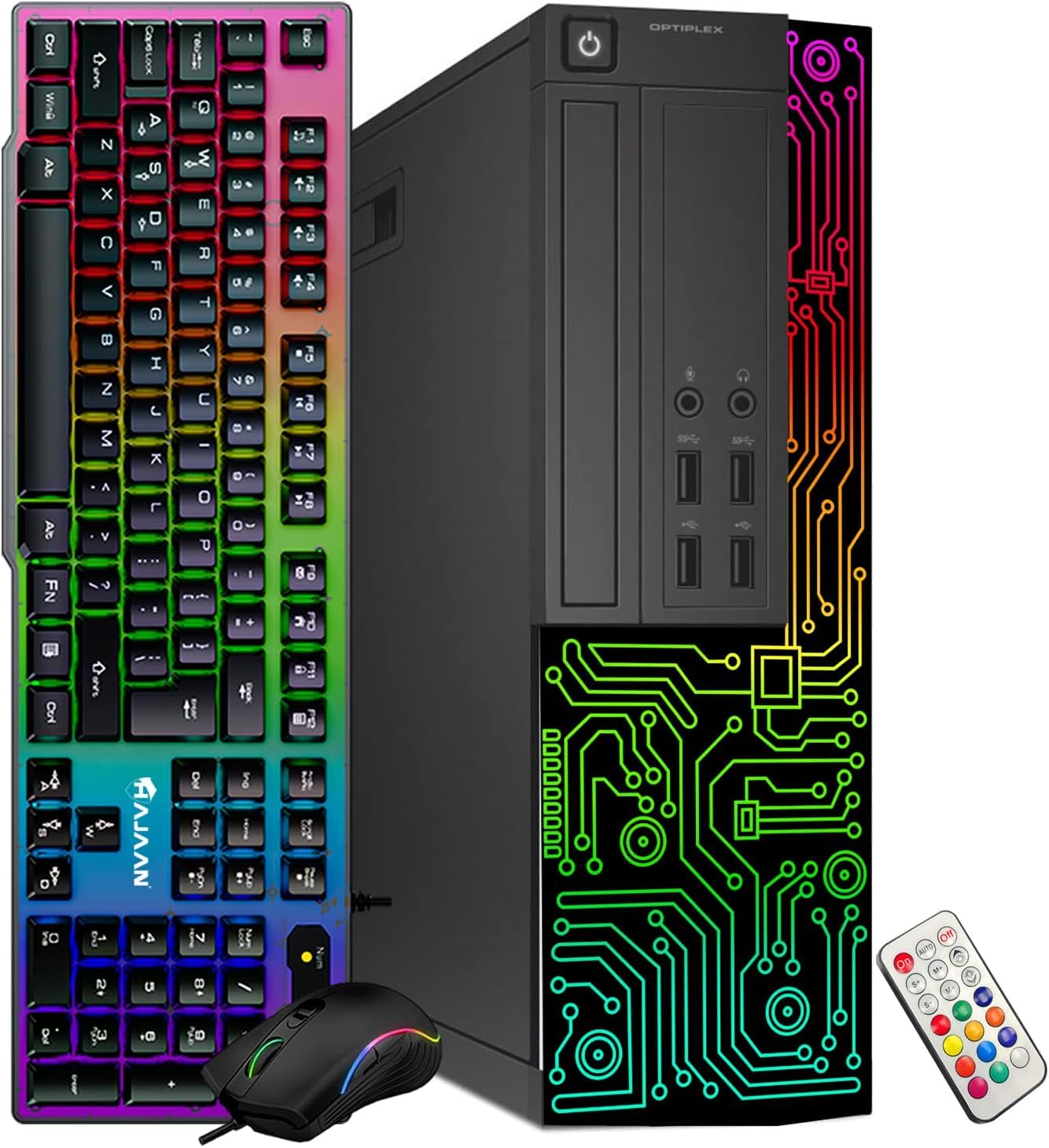 Dell Optiplex Desktop PC Bundle (Renewed)