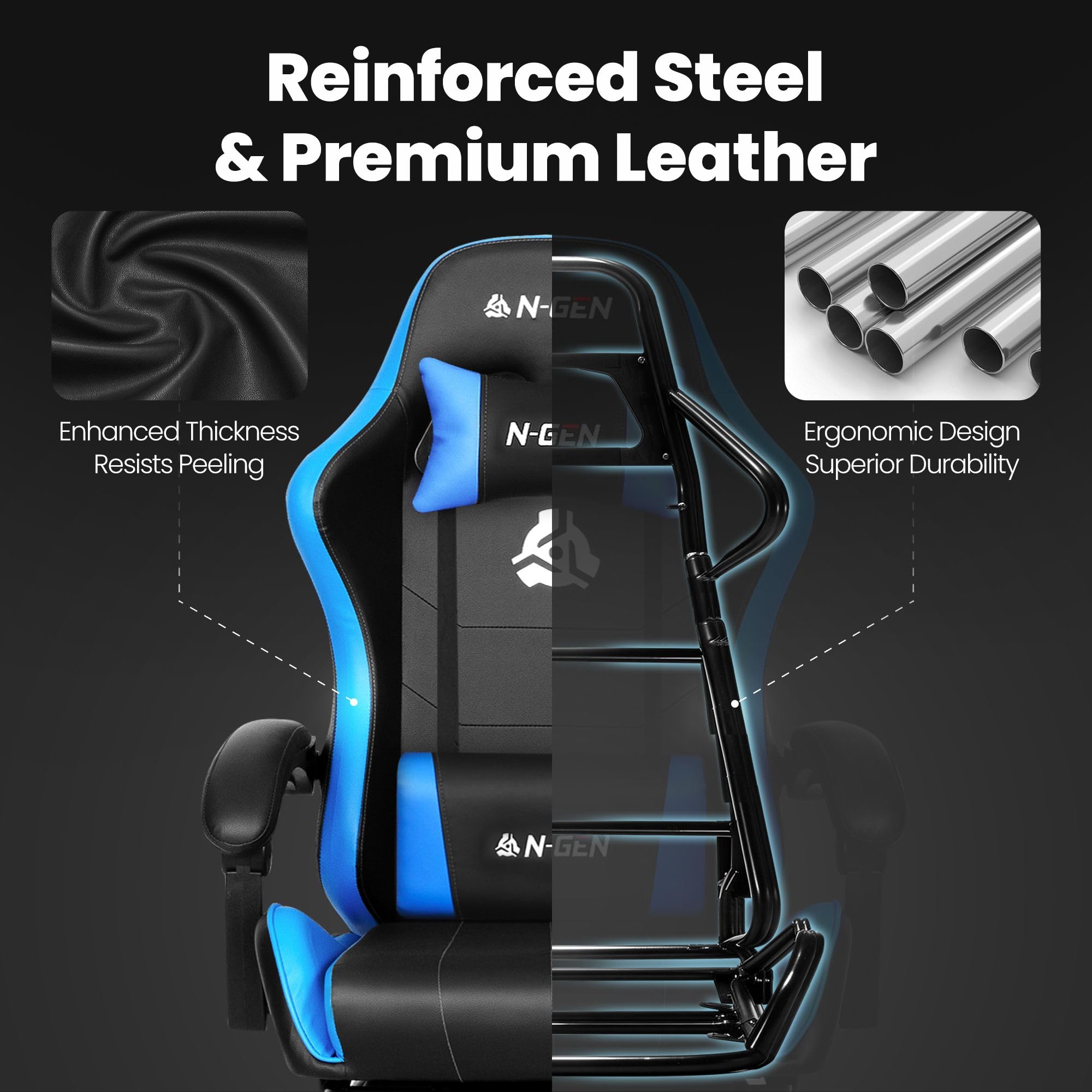 N-GEN Gaming Chair with Footrest