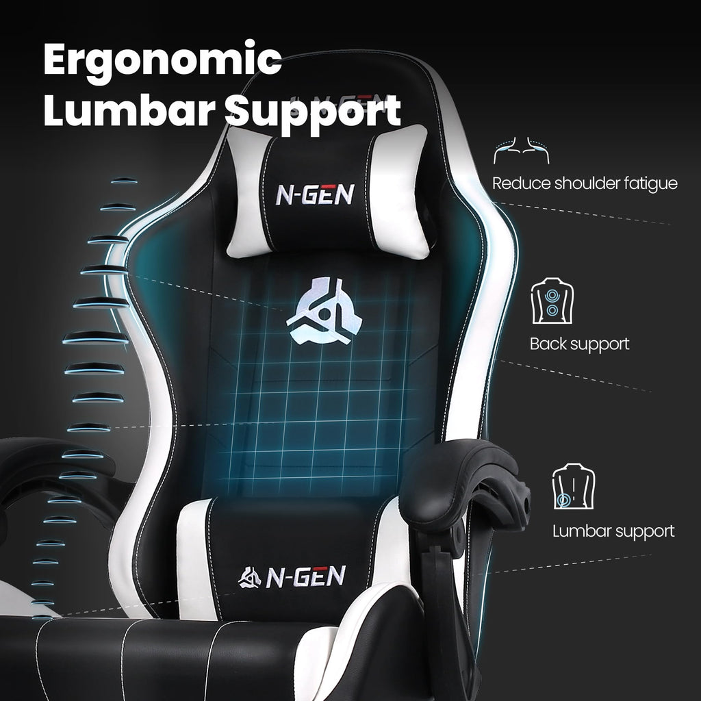 N-GEN Gaming Chair with Footrest