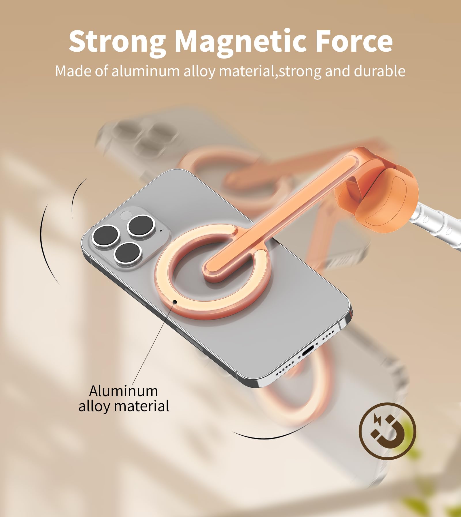 TONEOF Magnetic Selfie Stick Tripod