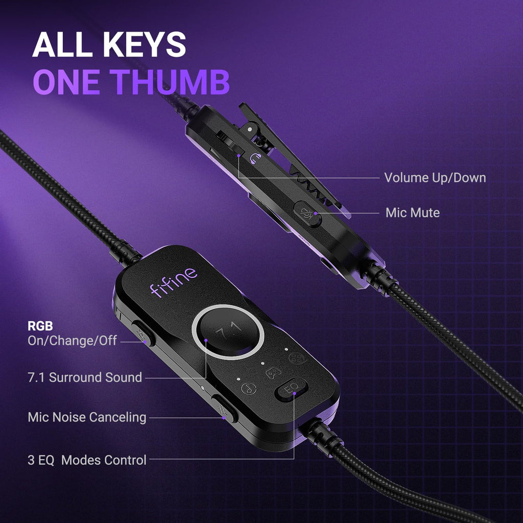 FIFINE Wired Open Back Gaming Headset