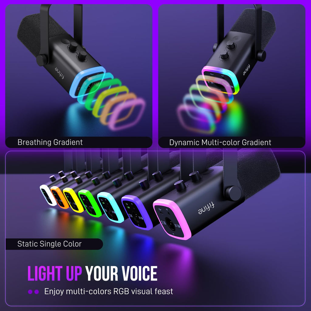 FIFINE USB/XLR Dynamic Microphone AM8