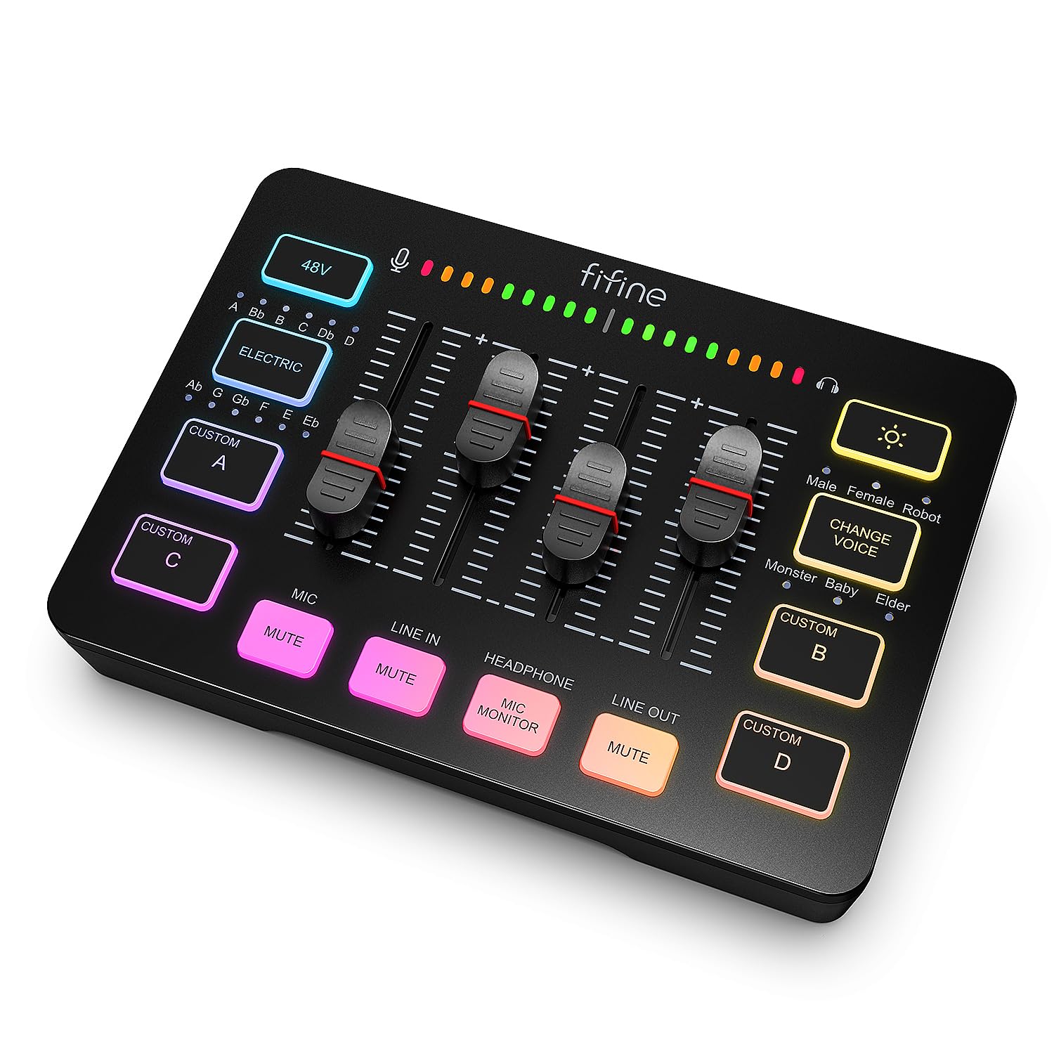 FIFINE Gaming Audio Mixer SC3