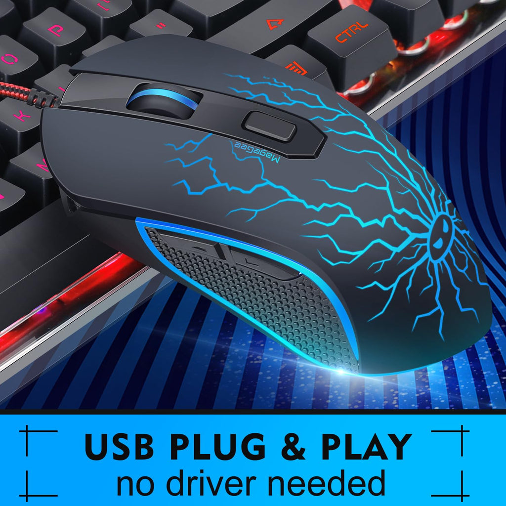 K1 RGB Gaming Keyboard and Mouse Combo