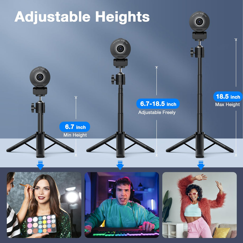 EMEET S600 4K Webcam for Streaming