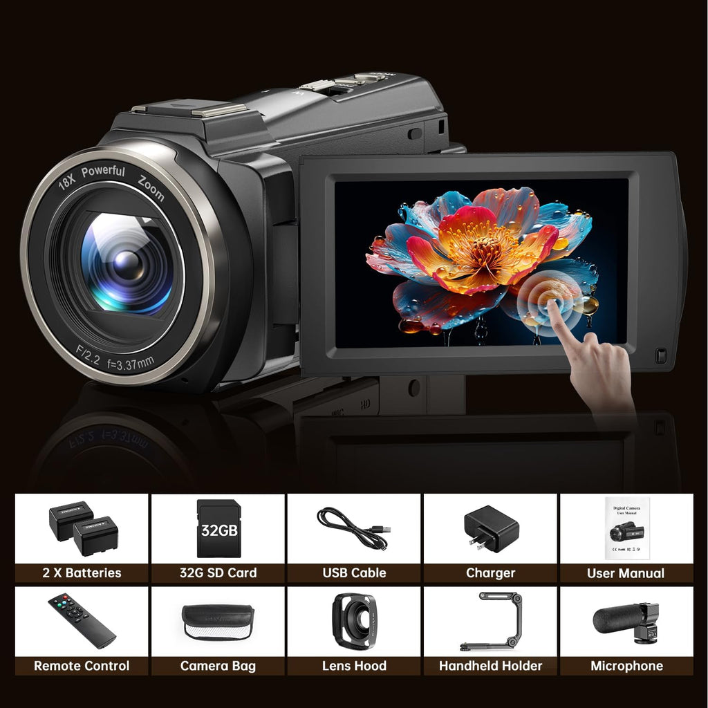 8K UHD WiFi Vlogging Camera