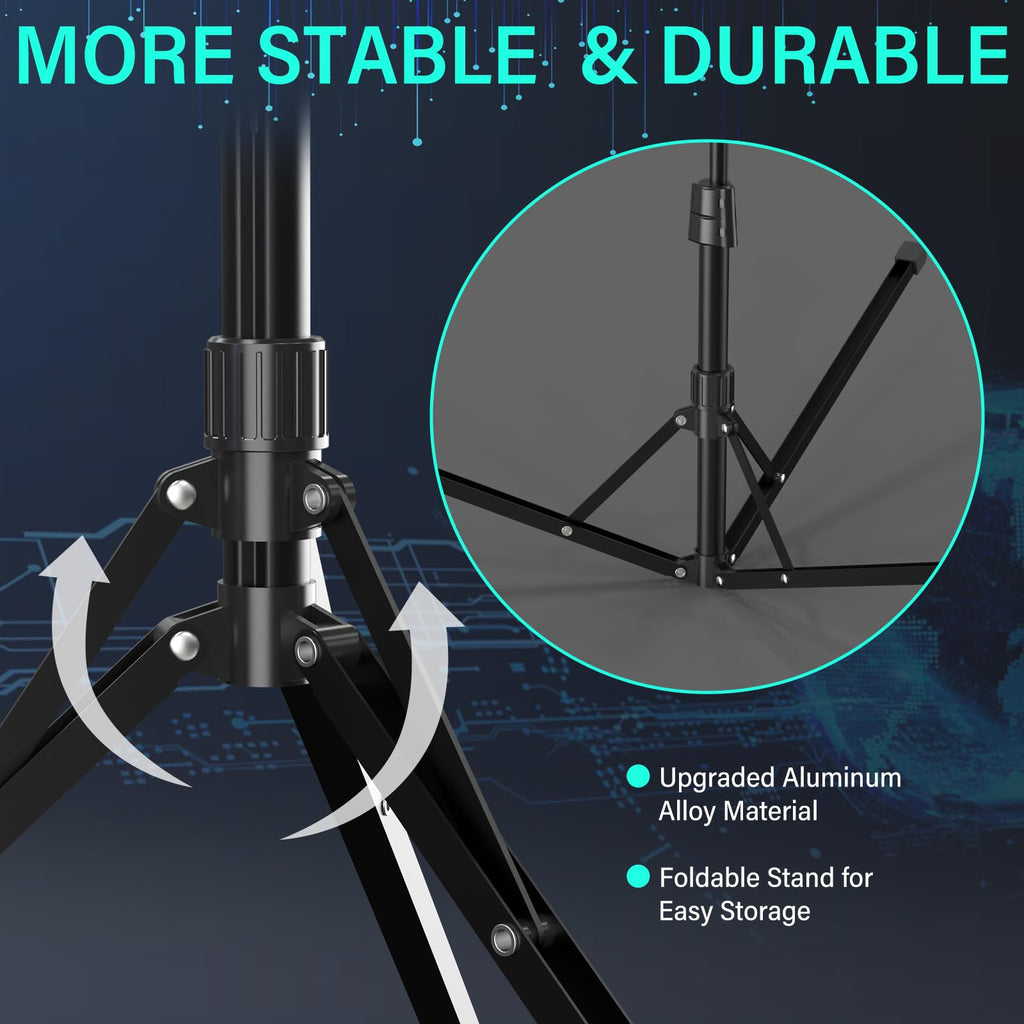 UBeesize 12" LED Ring Light with Tripod