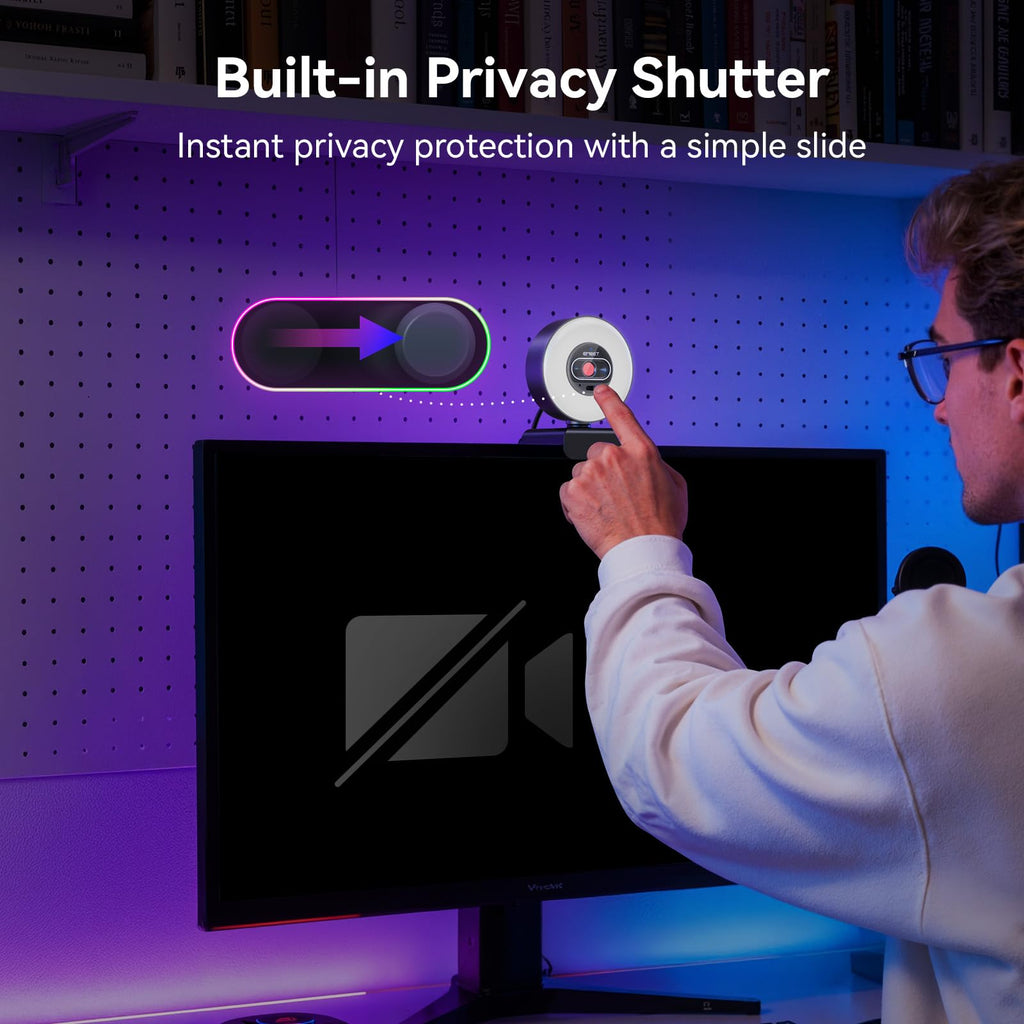 EMEET S600 4K Webcam for Streaming