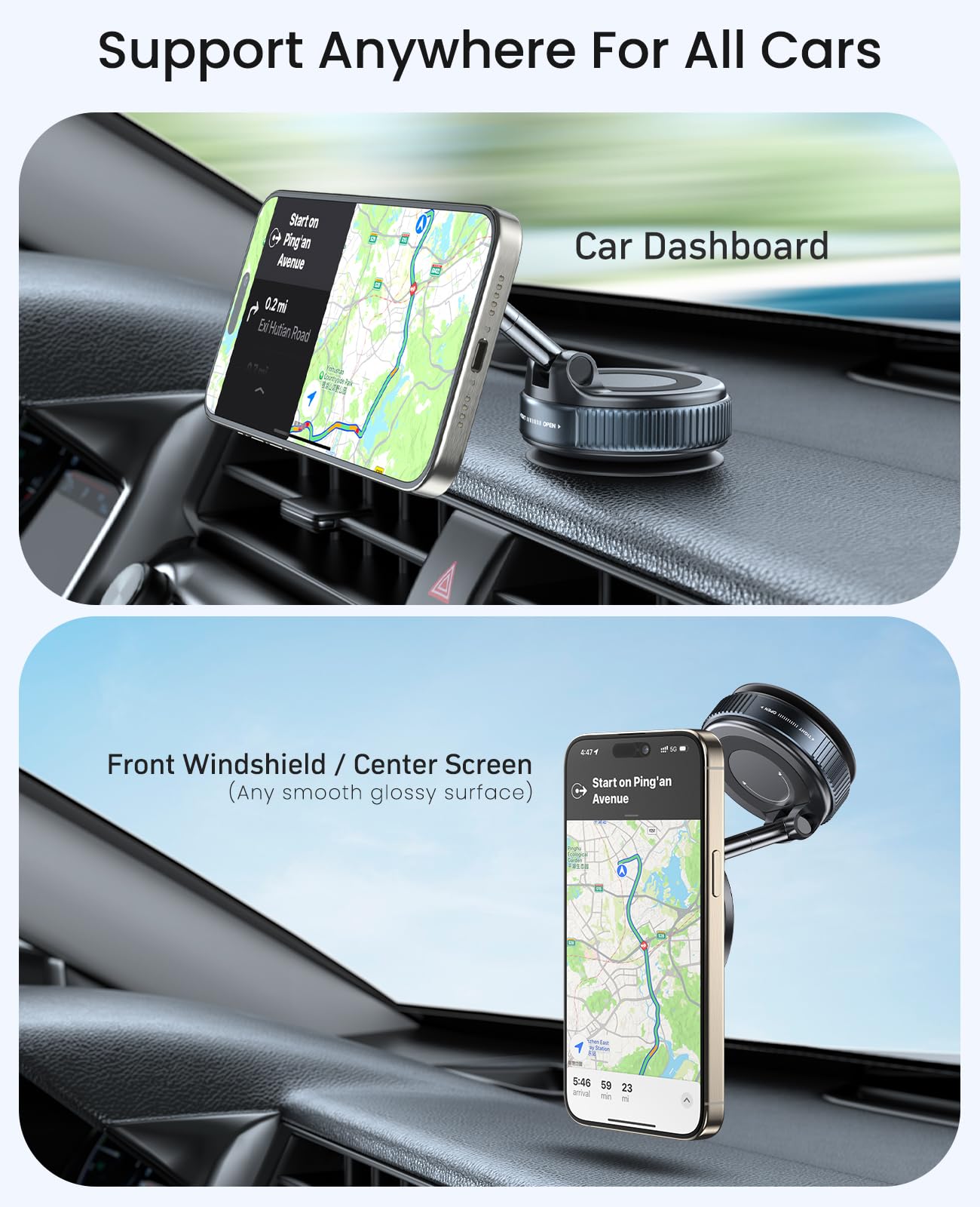 Jononser Magnetic Car Phone Mount