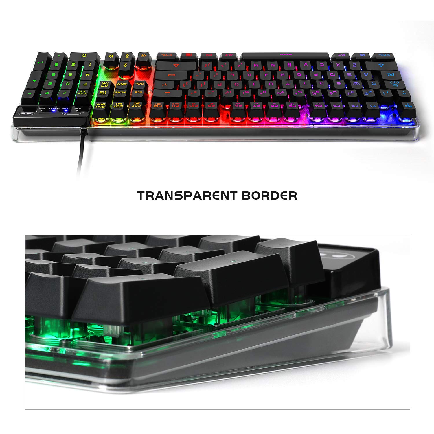 K1 RGB Gaming Keyboard and Mouse Combo