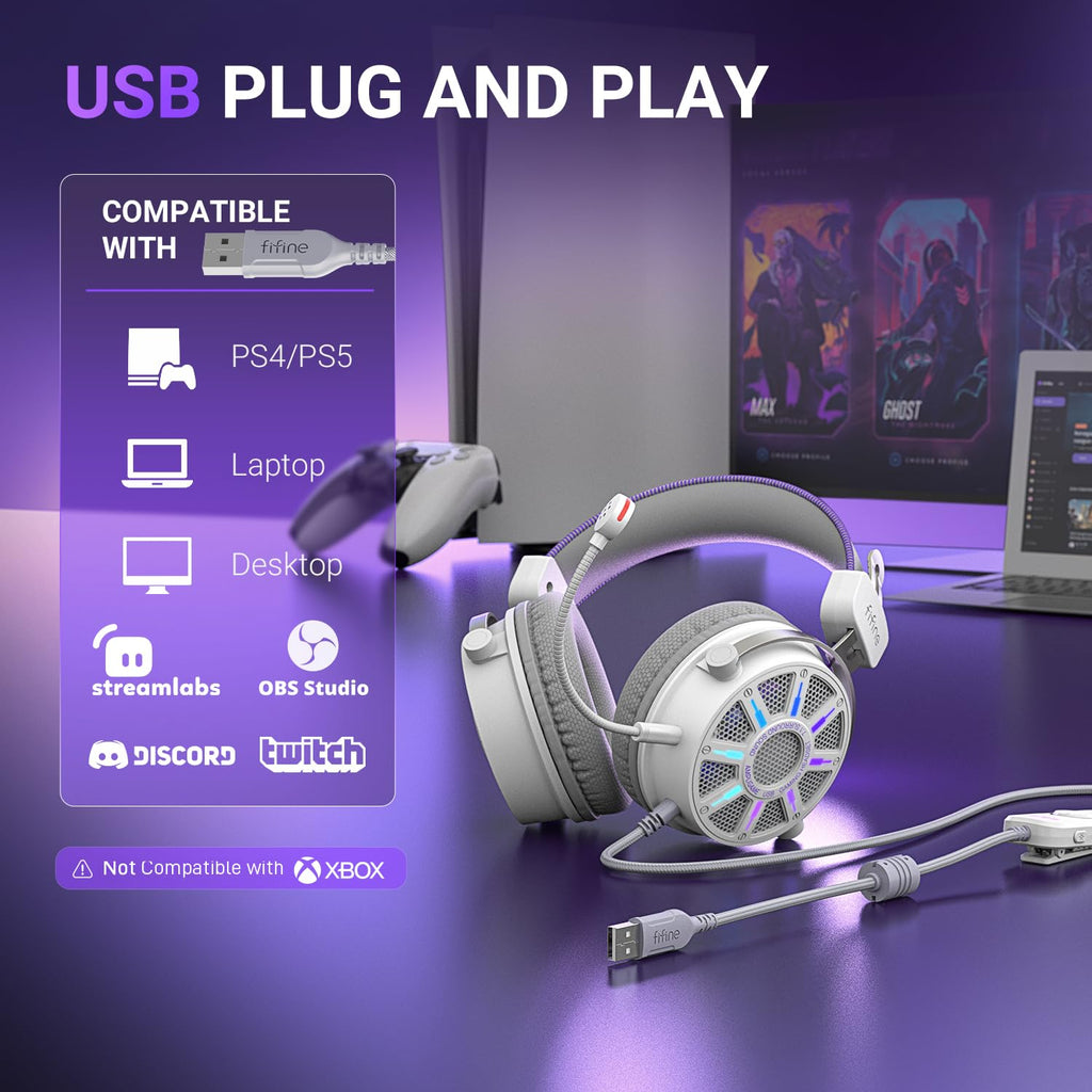 FIFINE Wired Open Back Gaming Headset