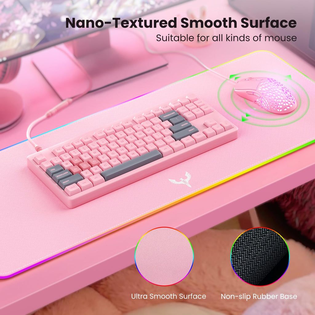 BladeHawks Extra Large RGB Gaming Mouse Pad