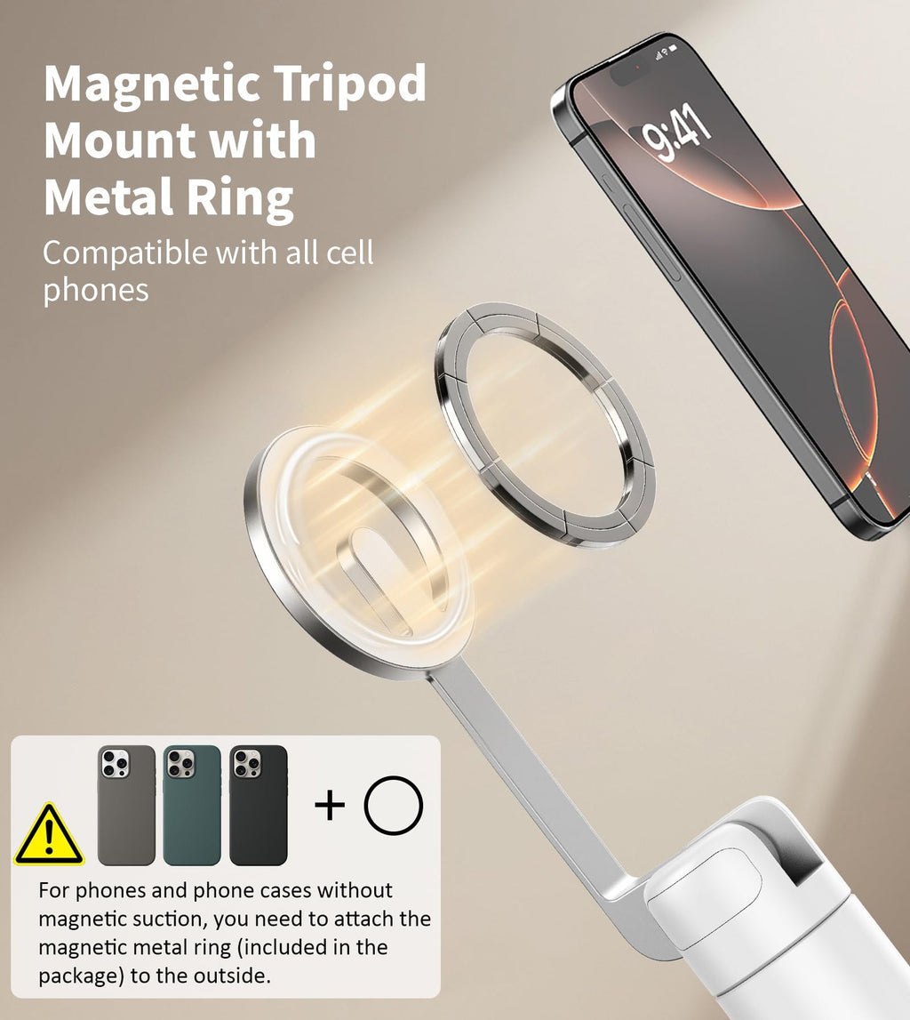 TONEOF Magnetic Selfie Stick Tripod