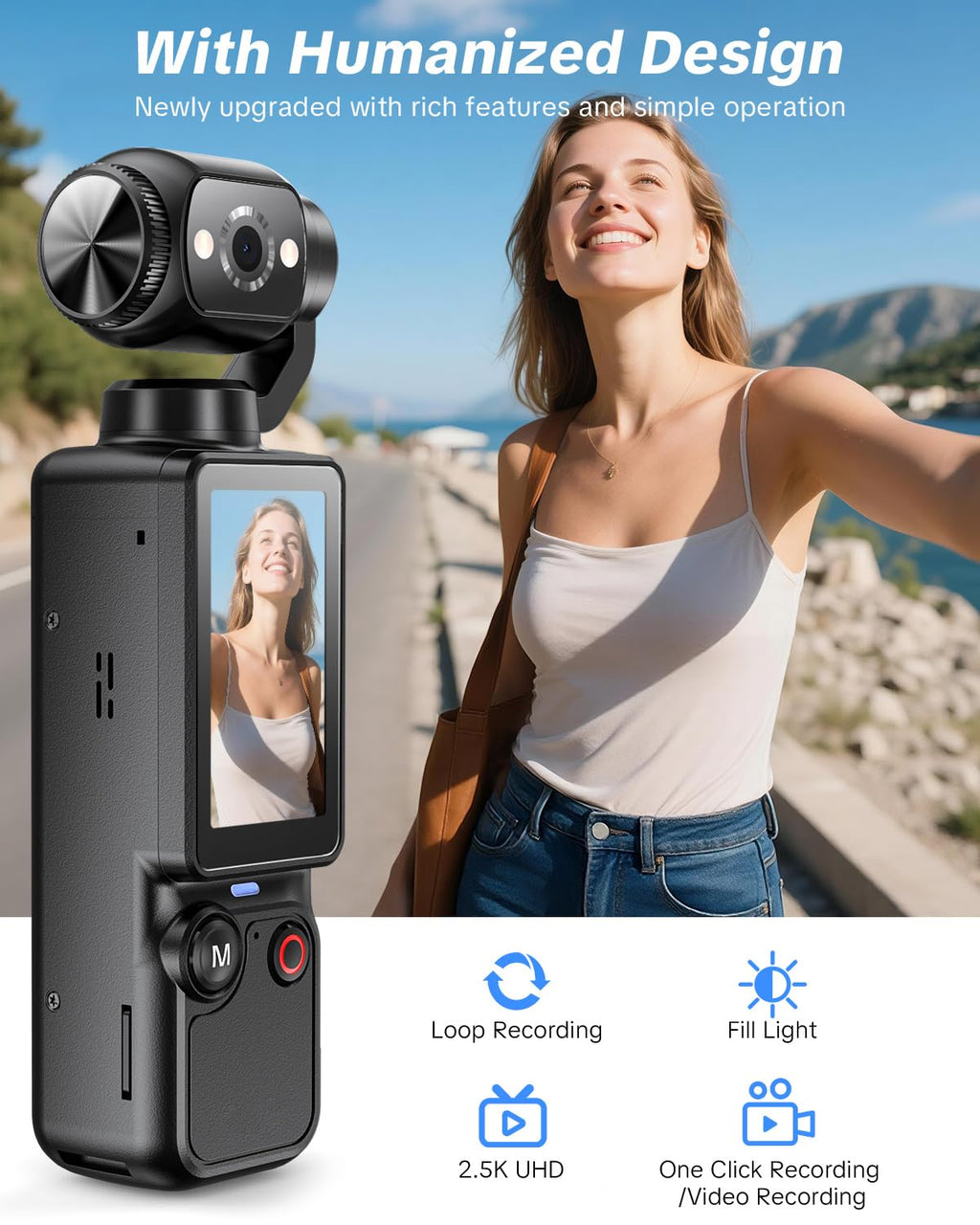 W&O Pocket Vlogging Camera