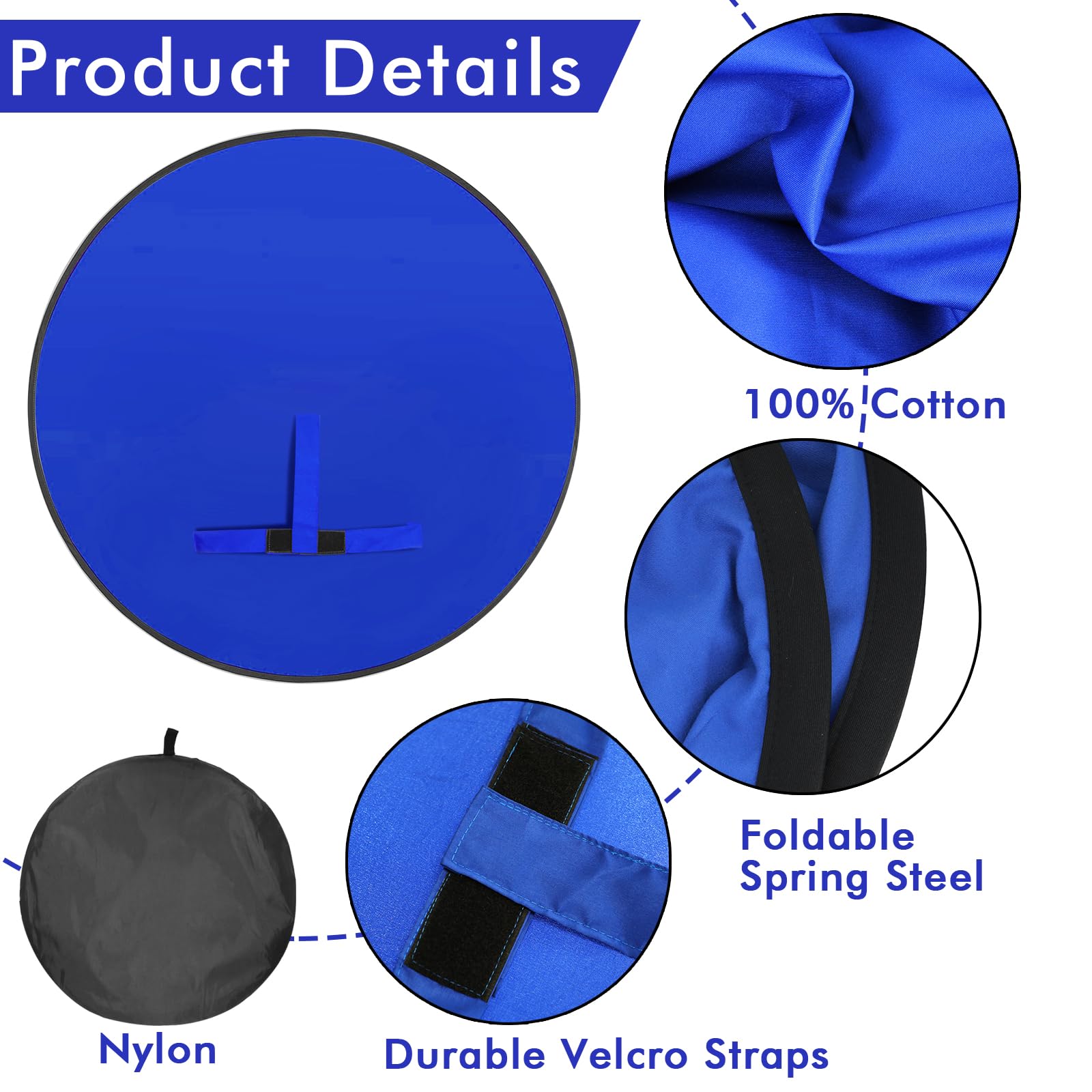 Portable Green Screen Chair Backdrop
