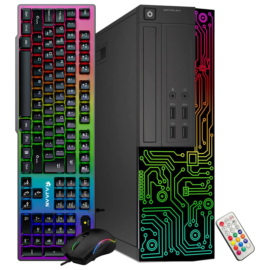Dell Optiplex Desktop PC Bundle (Renewed)