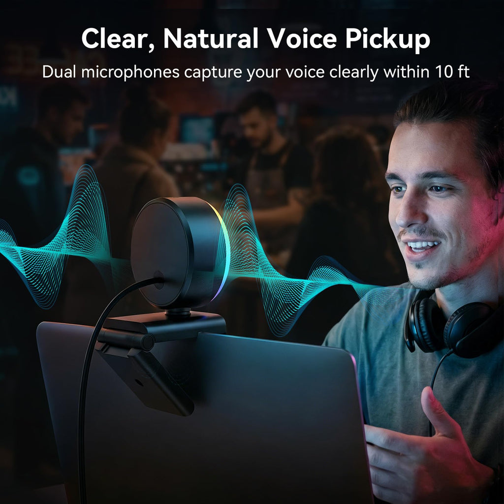 EMEET S600 4K Webcam for Streaming