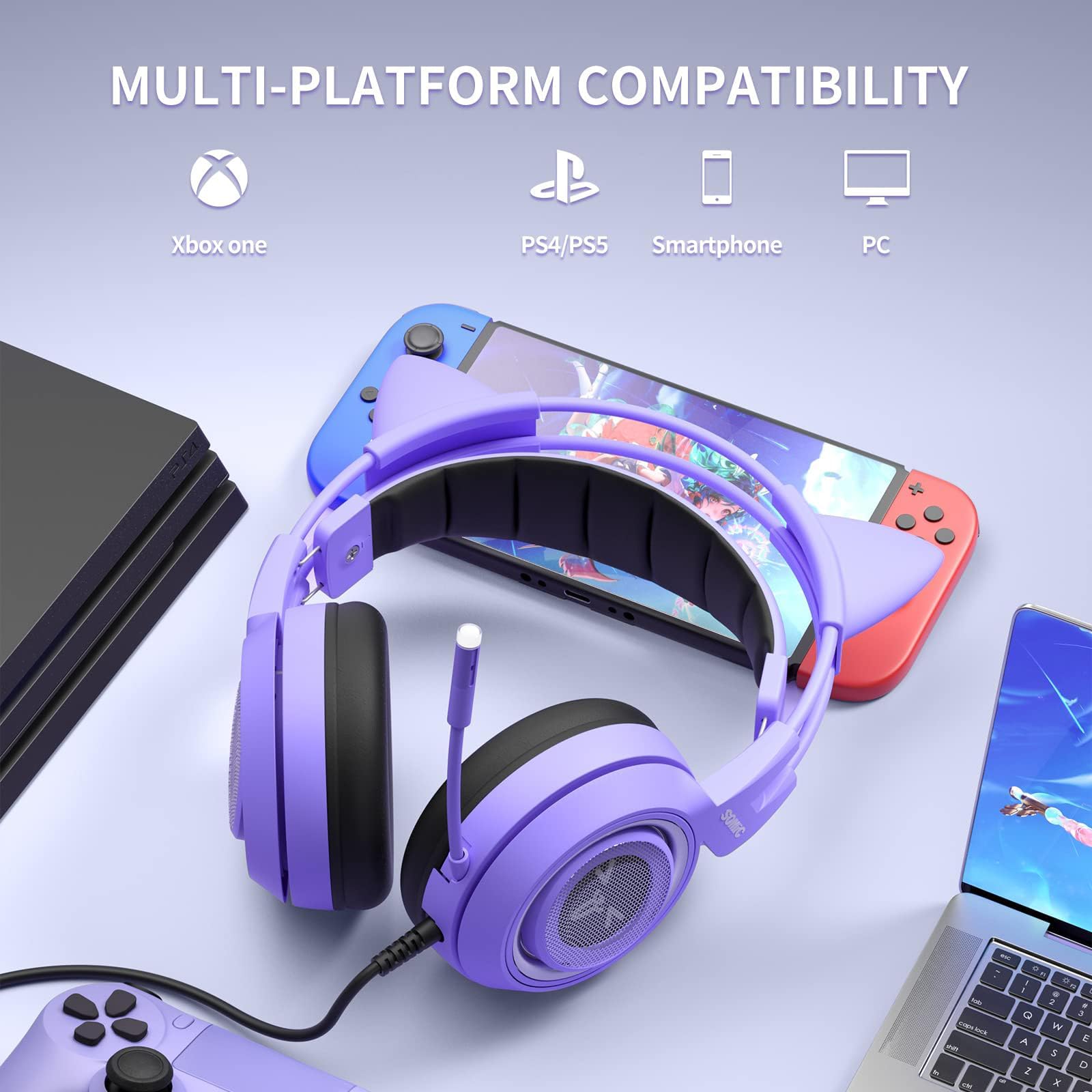 SOMIC G951s Pink Stereo Gaming Headset