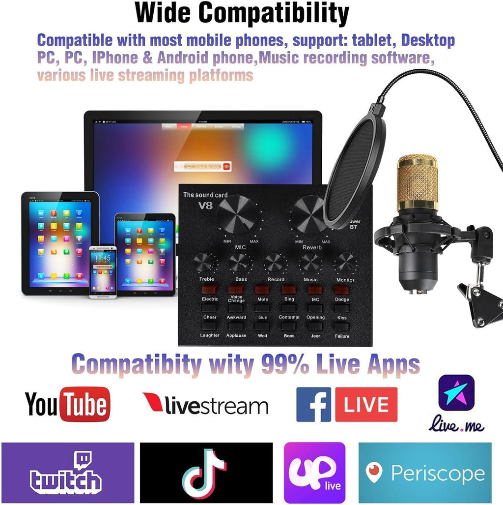 MorTime Condenser Microphone Bundle