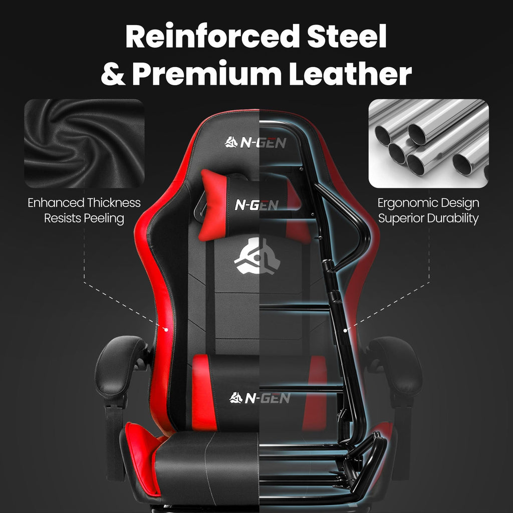 N-GEN Gaming Chair with Footrest