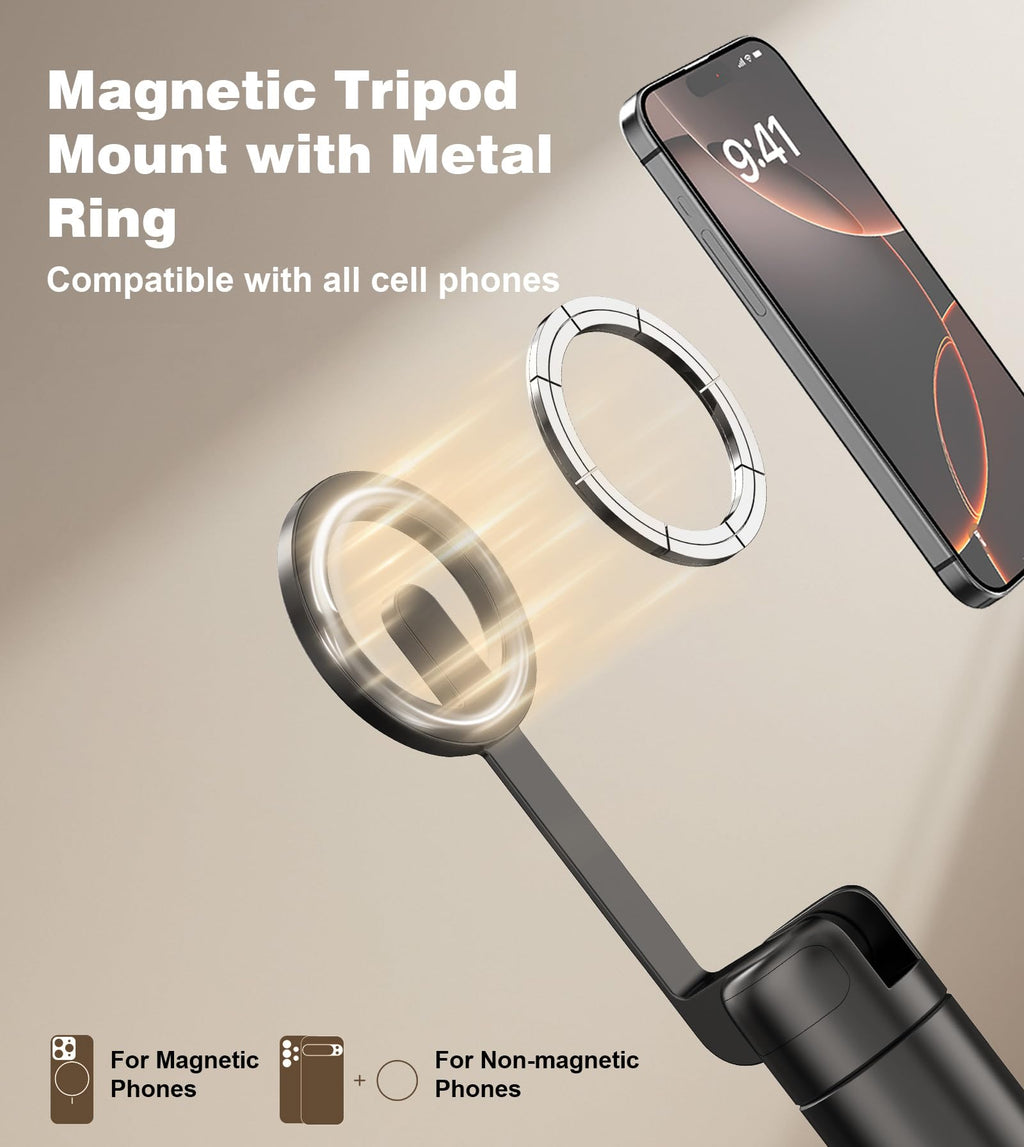 TONEOF Magnetic Selfie Stick Tripod