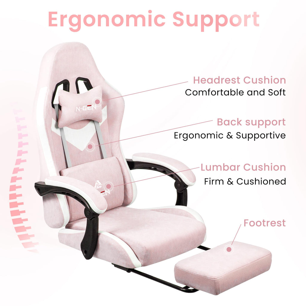 N-GEN Gaming Chair with Footrest