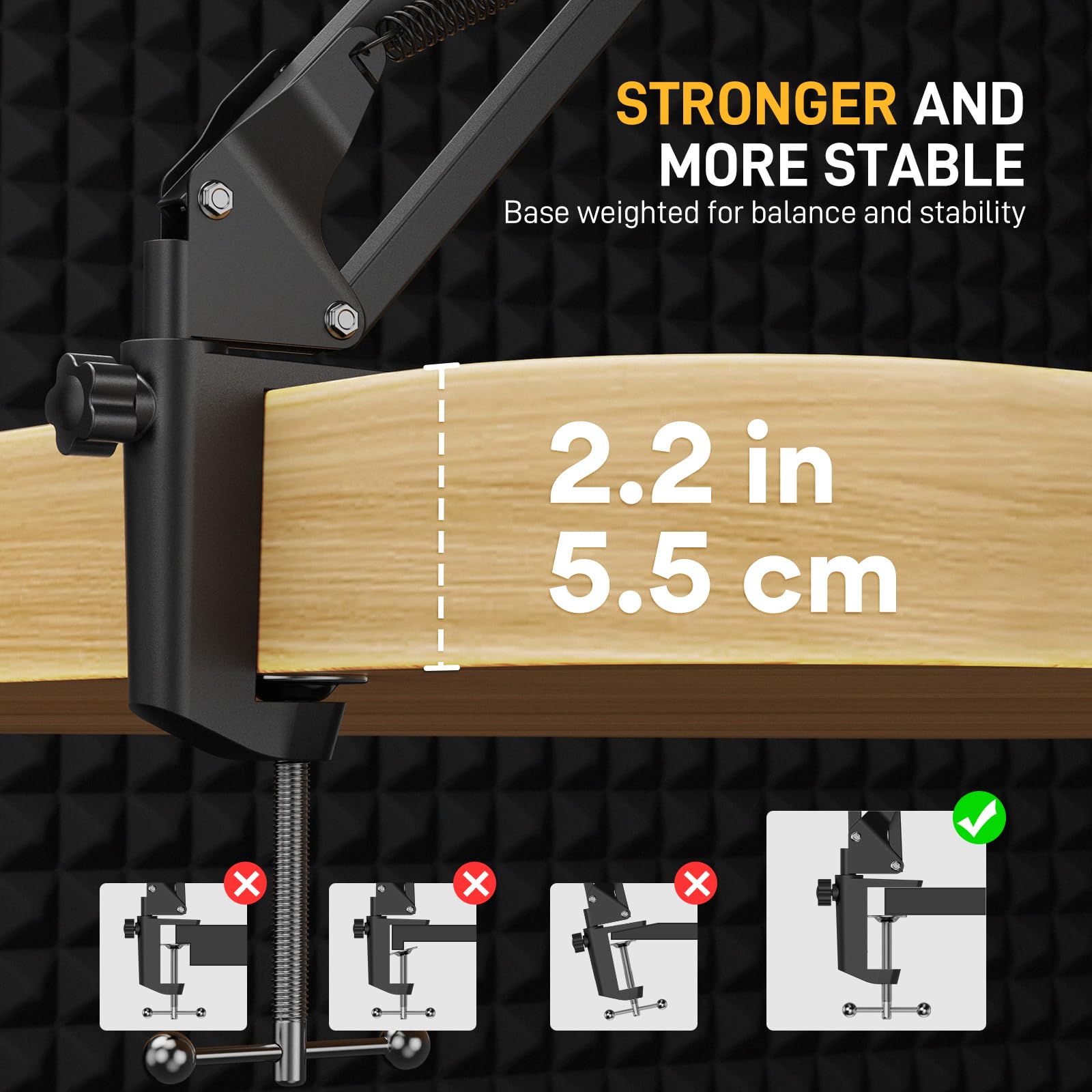 MAONO Boom Arm Microphone Stand BA20