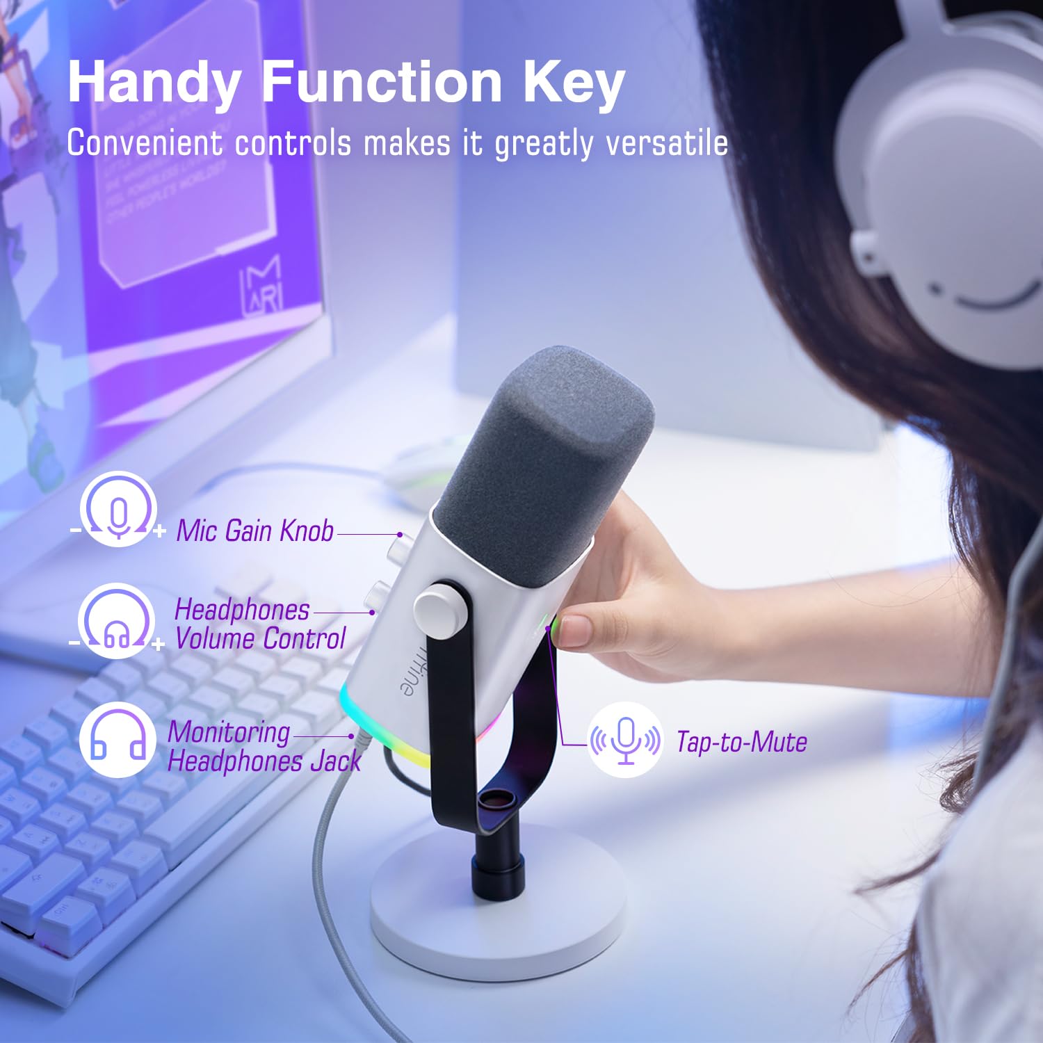 FIFINE USB/XLR Dynamic Microphone AM8