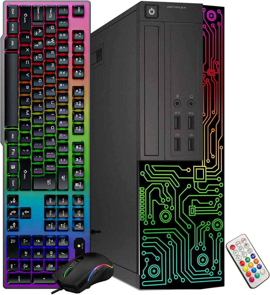 Dell Optiplex Desktop PC Bundle (Renewed)
