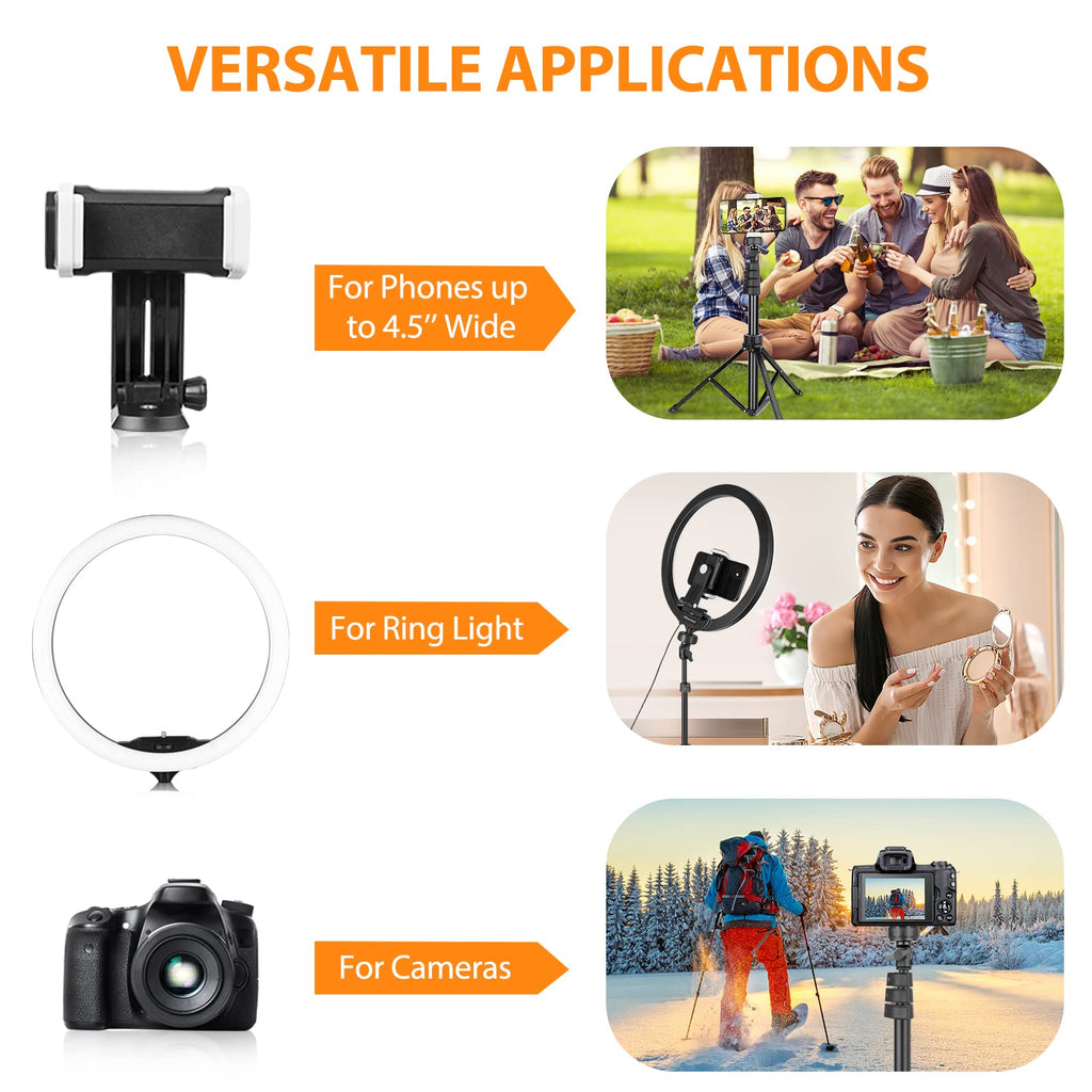 UBeesize 12" LED Ring Light with Tripod