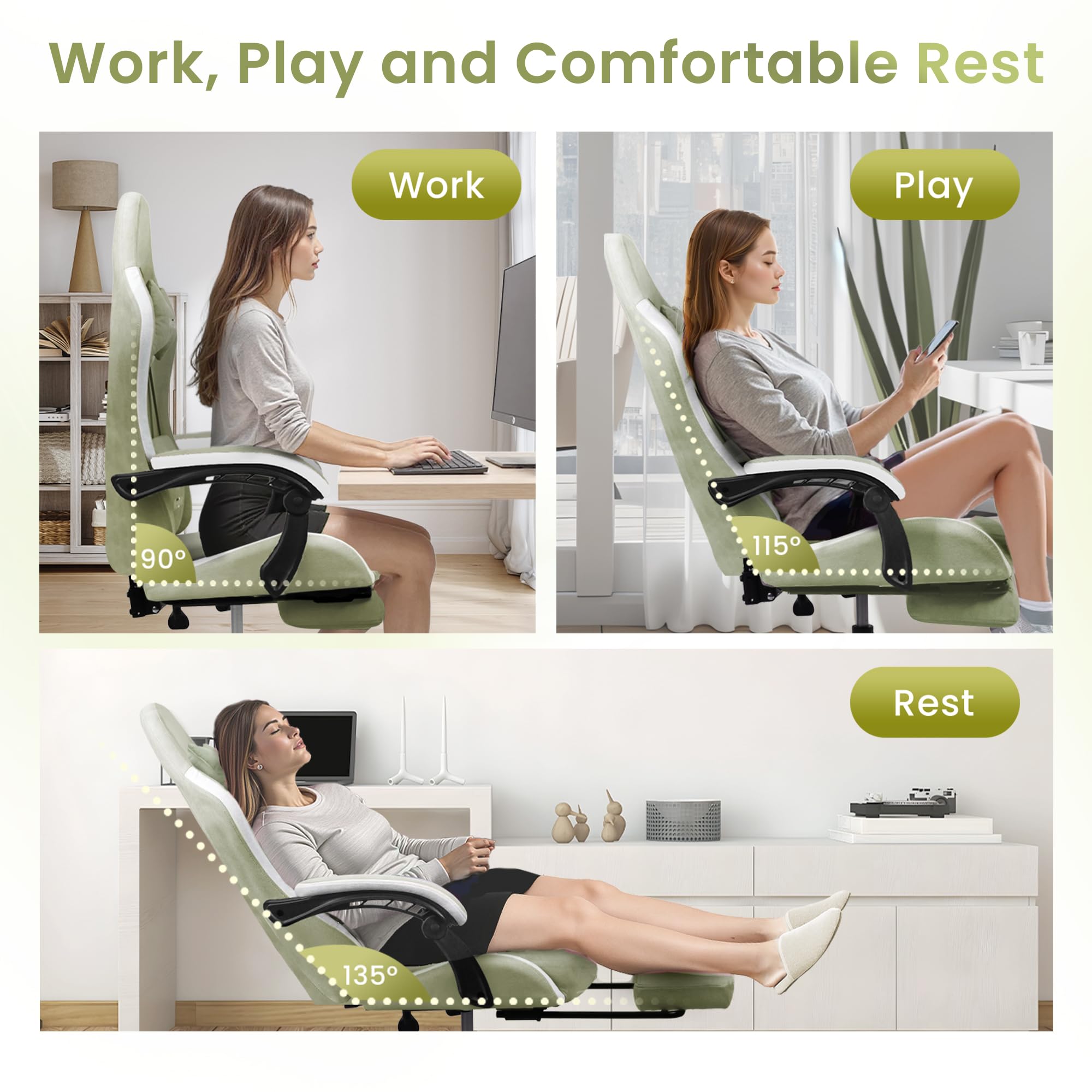 N-GEN Gaming Chair with Footrest