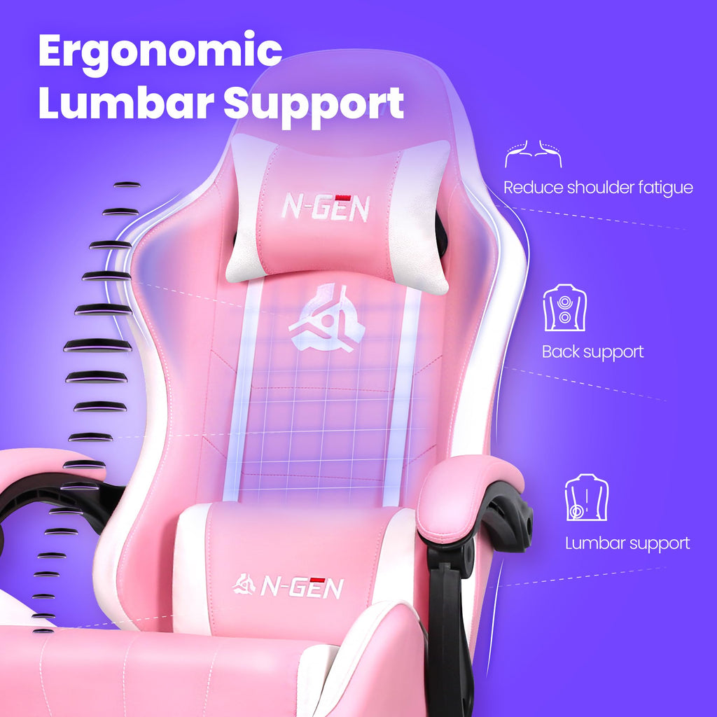N-GEN Gaming Chair with Footrest