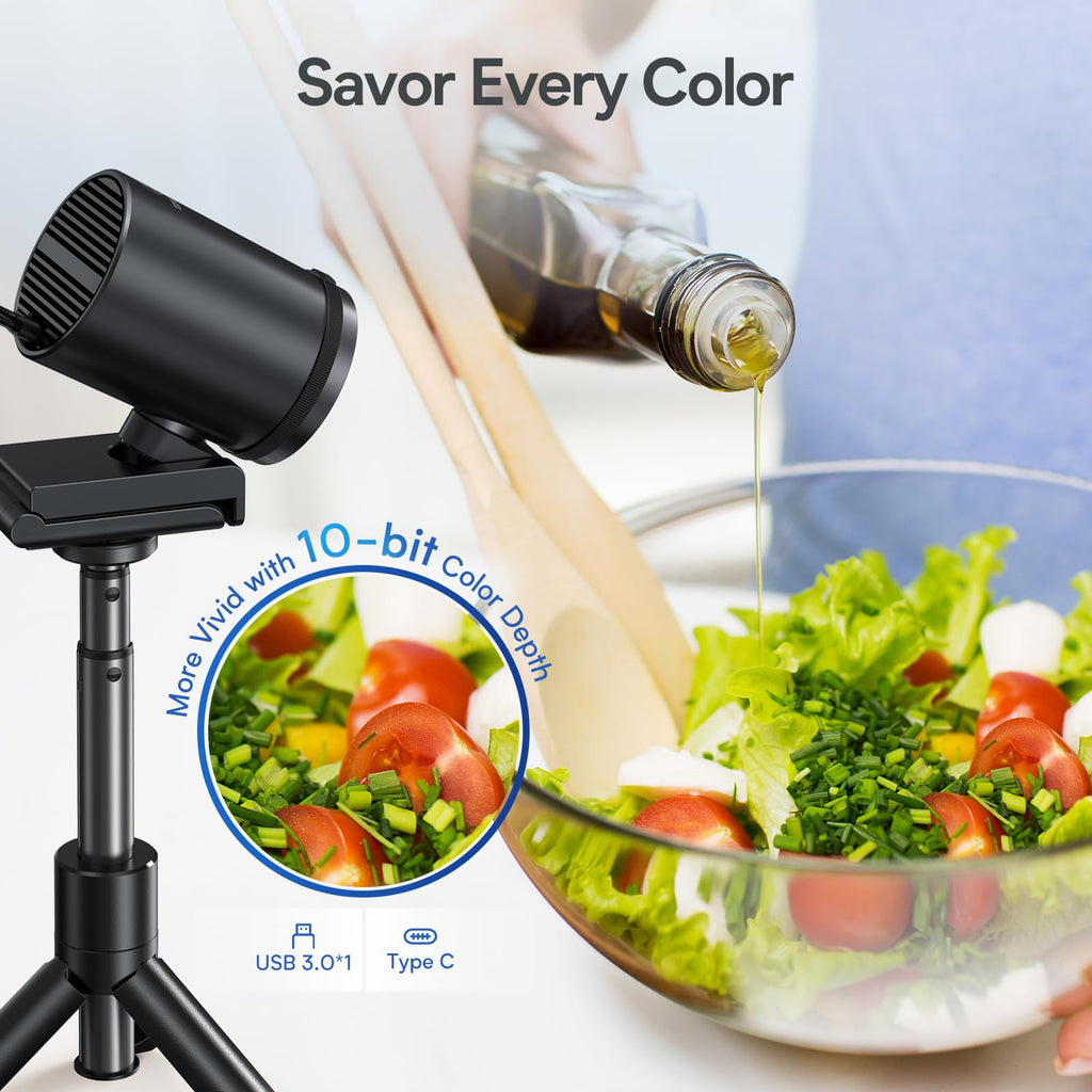 EMEET S600 4K Webcam for Streaming