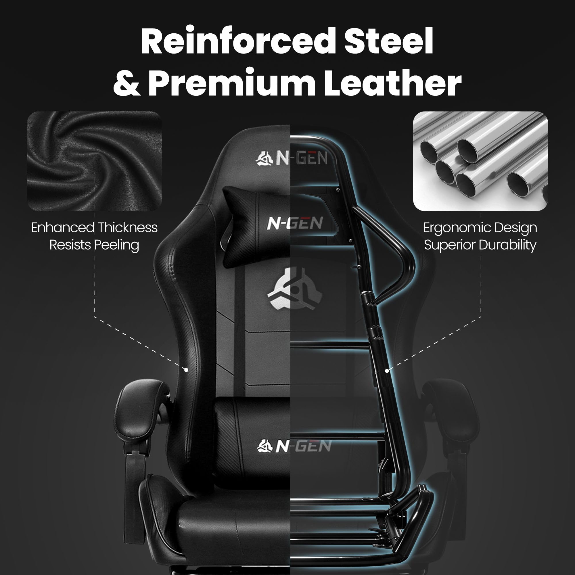 N-GEN Gaming Chair with Footrest