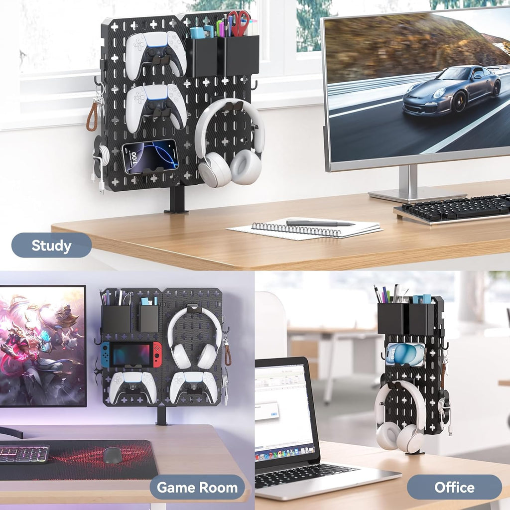 KDD 7-in-1 Clamp-on Desk Pegboard