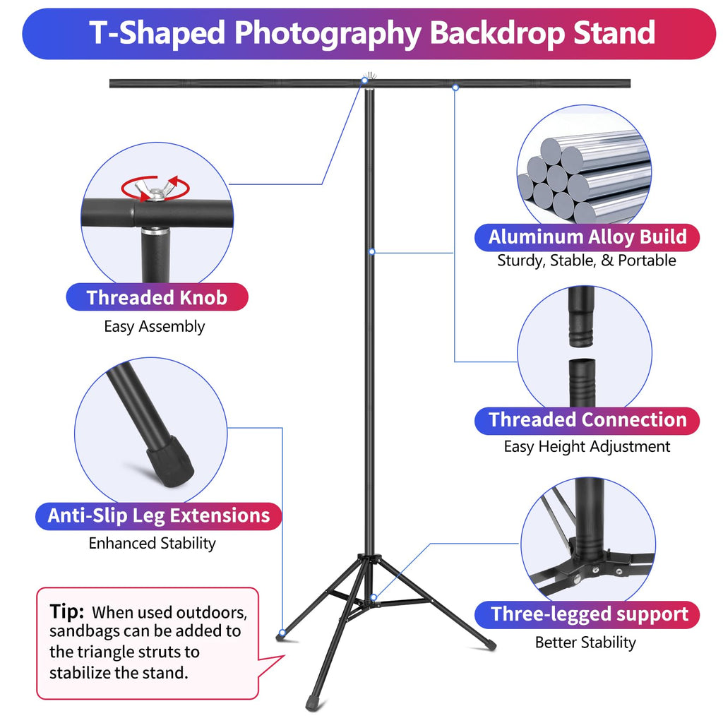 Green Screen Backdrop Kit with Stand