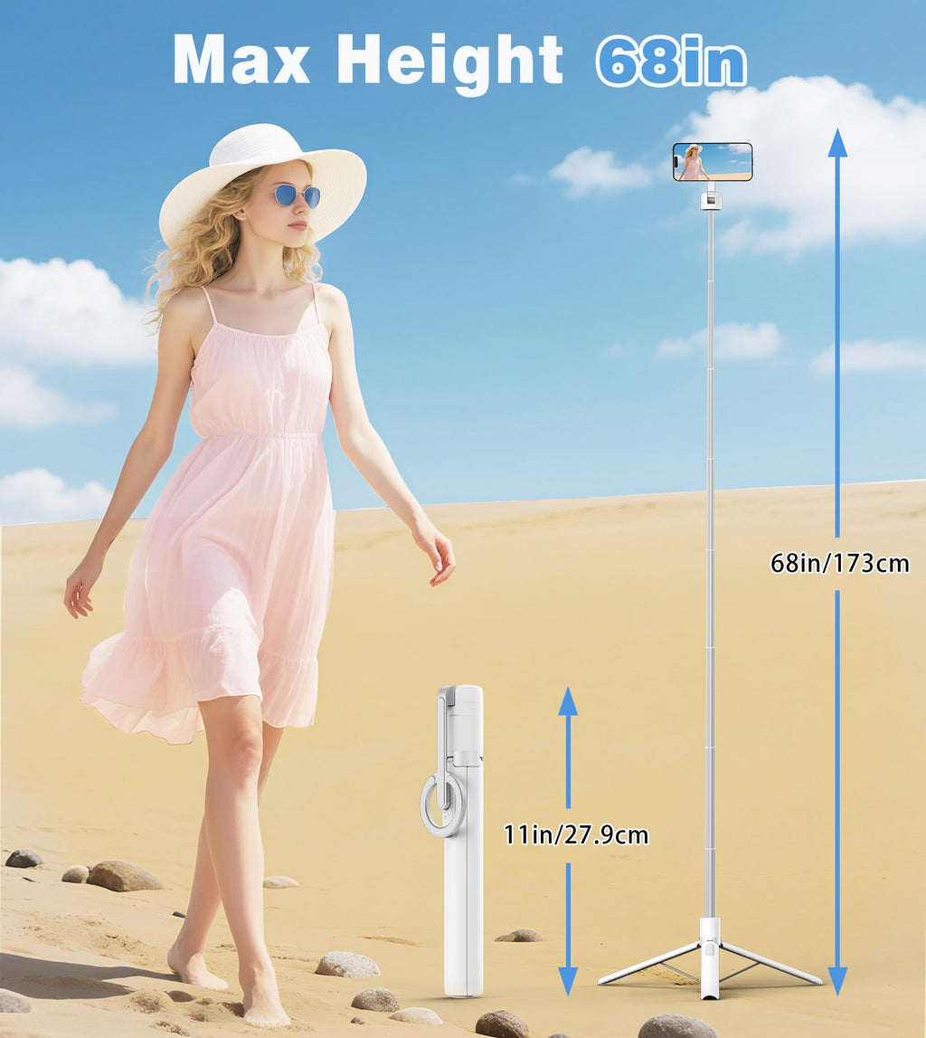 TONEOF Magnetic Selfie Stick Tripod