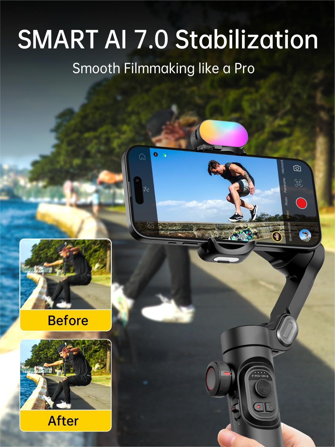 AOCHUAN Gimbal Stabilizer for Smartphone