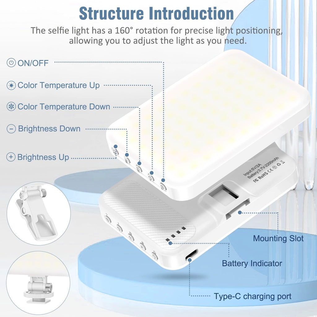 ALTSON 60 LED Portable Selfie Light