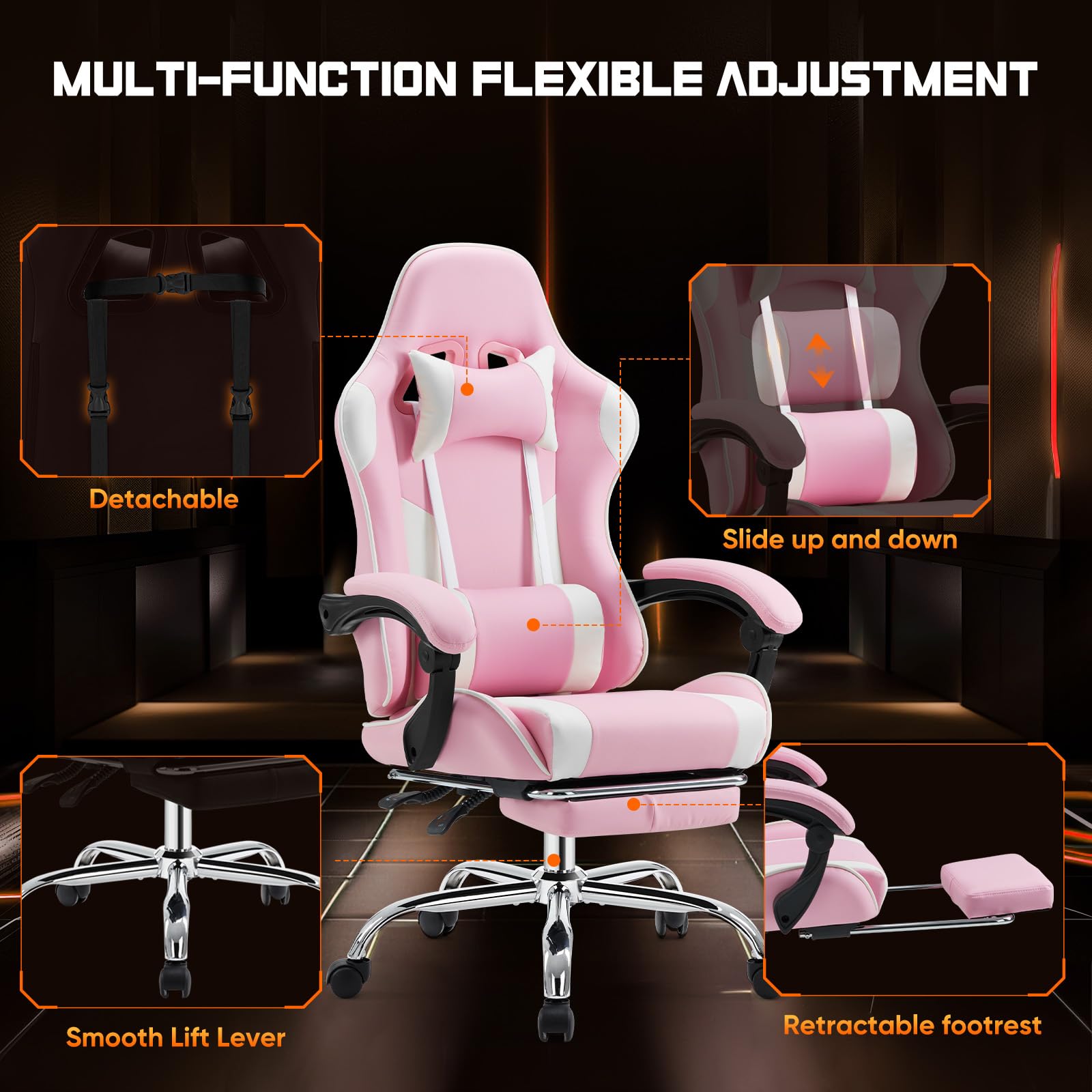 Sweetcrispy Video Game Chair