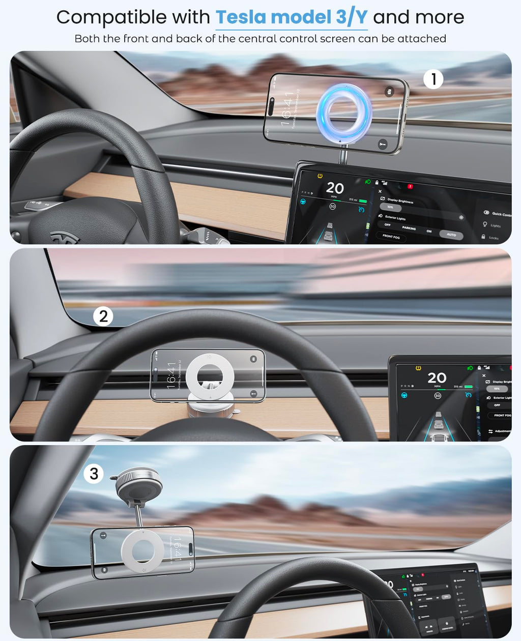 Jononser Magnetic Car Phone Mount