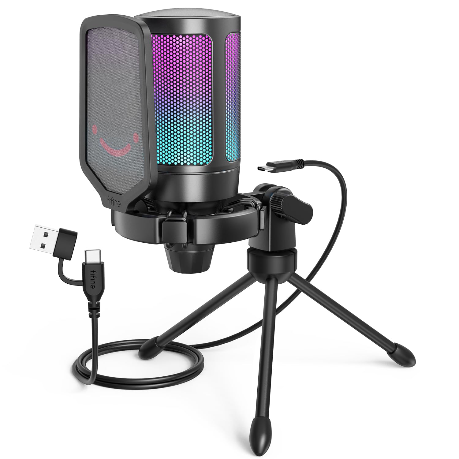 FIFINE Gaming USB Microphone AmpliGame