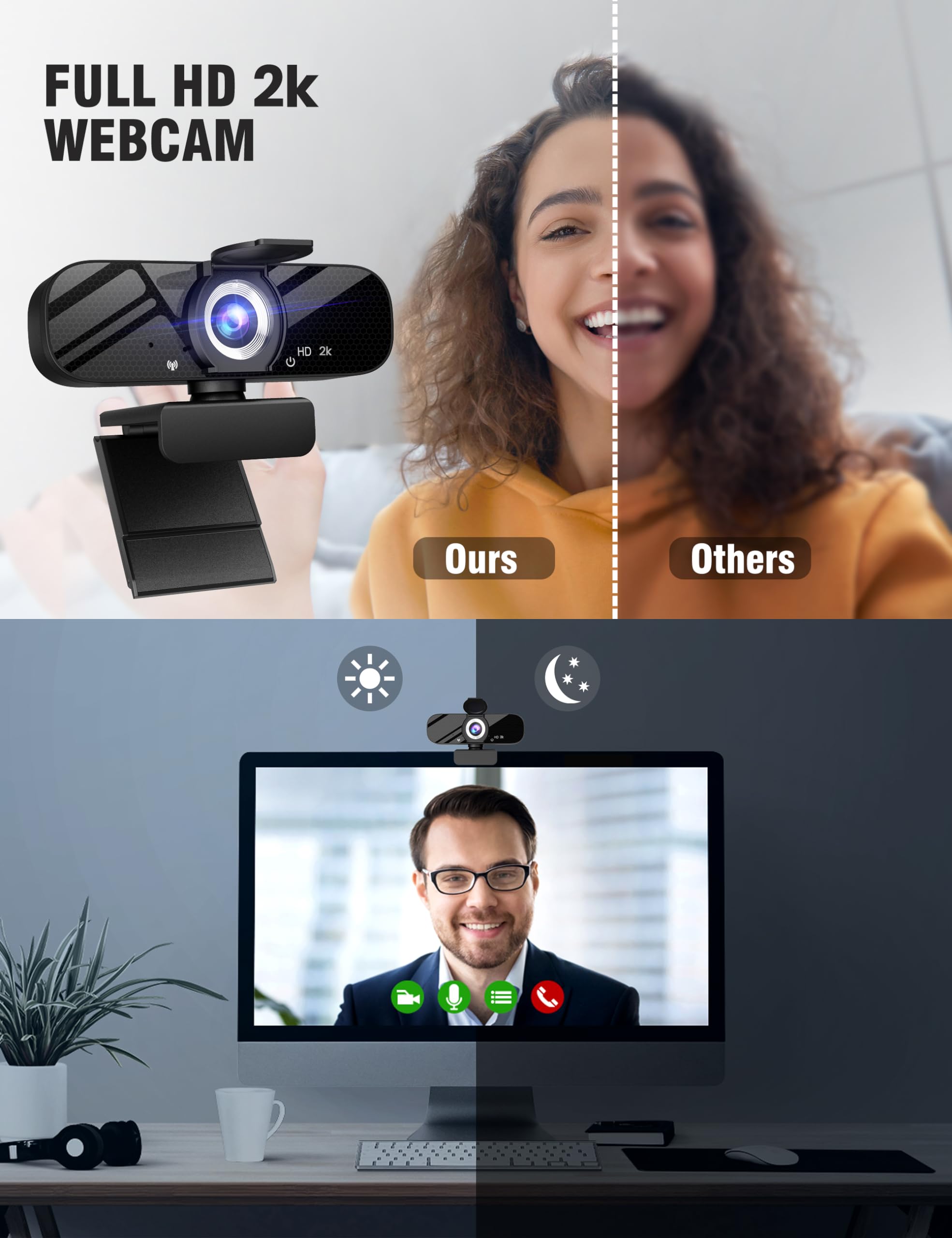 Tewiky Full HD Webcam with Microphone