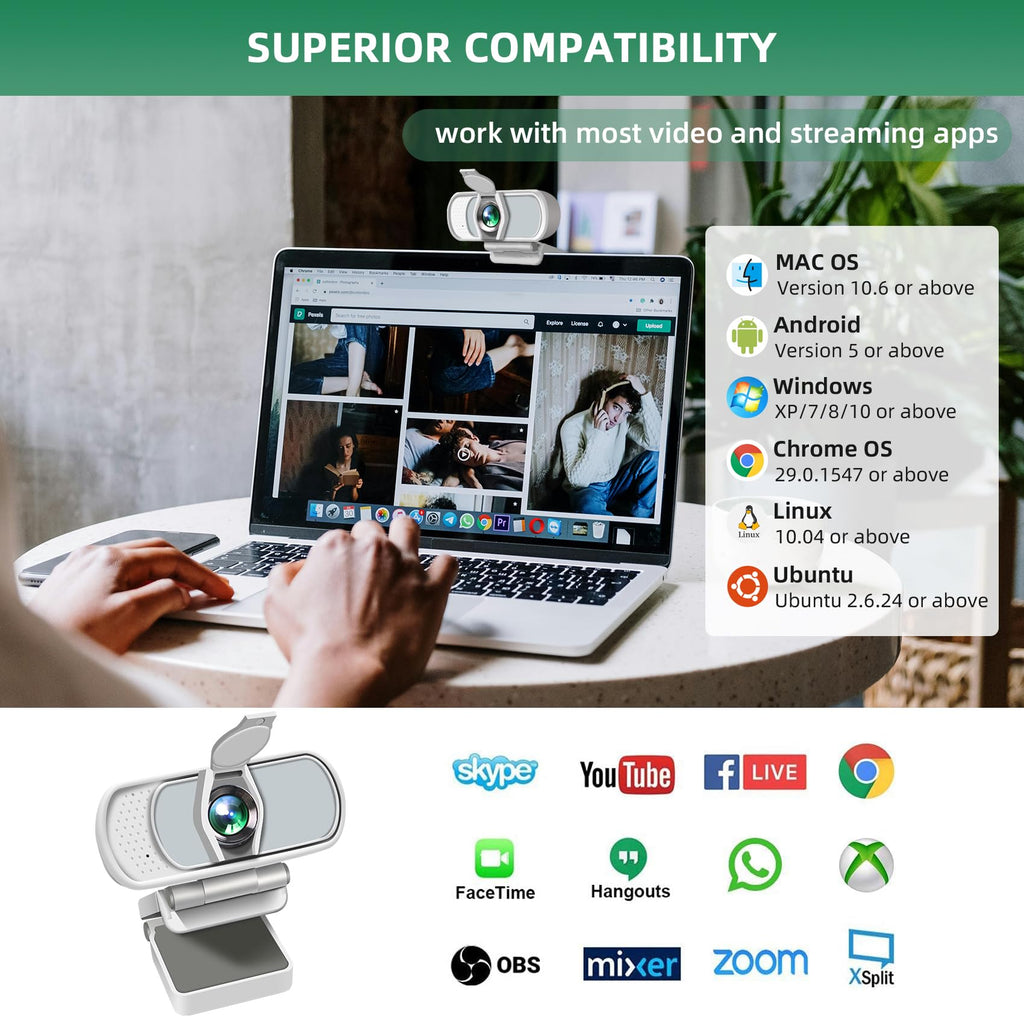 XPCAM USB-C Webcam 1080p