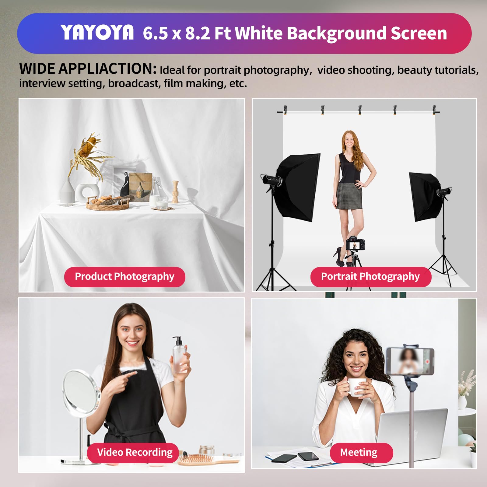 Green Screen Backdrop Kit with Stand